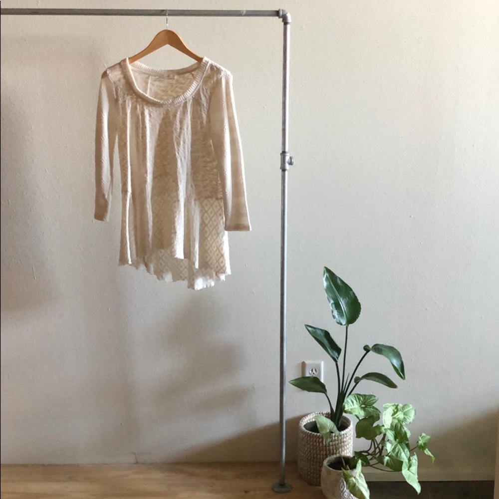 Anthropologie White + Cream Sweater